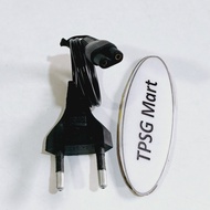 Power cable No. 8 round holes 25Cm long / Plug (L x W: 10mm x 4.8mm (V-shaped)