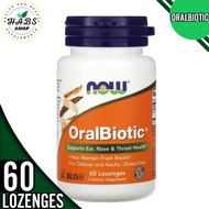 NOW Foods, OralBiotic, 1 Billion CFU, 60 Lozenges (500 Billion CFU per Lozenge)