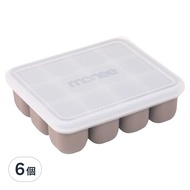 monee 100%白金矽膠 副食品分裝盒 148 x 128 x 43mm 12格