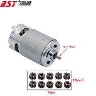 【Ready Stock】 🎁gear rs550 dc motor for Cordless drill and car wash 9T 12T 14T 10T 11T 13T 15T