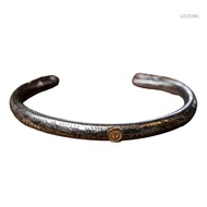 【CH】 Handmade Openable Bangle Vintage Tribal Bracelet Ethnic Wrist Jewelry