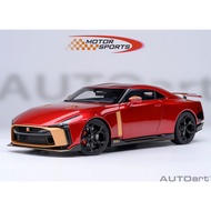 Autoart 1/18 Nissan GT-R50 by Italdesign Metallic Red/Gold 1:18