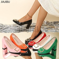 Size 42 Classic British College High Quality Large Size Casual White High Heeled Small Leather Shoes