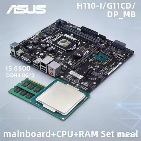 For ASUS H110-I/G11CD/DP_MB LGA 1151 Motherboard with Core i5 6500 CPU using Intel H110 Chipset USB 