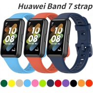 Silicone Strap For Huawei Band 7 Original Sports Smart Watch bracelet Replacement Breathable Correa For Huawei Band 7 Accessory
