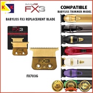 BABYLISS PRO fx3 trimmer DlC titanium ultra thin zero gap replacement blade fx 703G