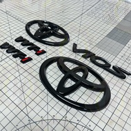 GLOSSY BLACK TOYOTA VIOS DUGONG 2007-2013 NCP93 EMBLEM / LOGO / BADGE / WORDING