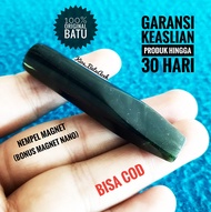 Aksesoris Pipa Batu Giok Black Jade Original Asli Aceh Bulat Cutting