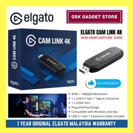 Elgato CAM LINK 4K HDMI Capture Card | 4K30 1080P60 | 1 Year Elgato Malaysia Warranty