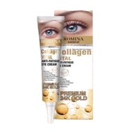 Romina Collagen Vital Anti fatigue Eye &amp; Premium 24k gold Cream 35g. โรมิน่า คอลลาเจน ครีมทาใต้ตา