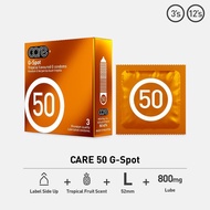 CARE 50 G-SPOT 3'S/12'S (CONDOM)