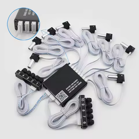 12V Car Mounted 1/3 Split Line Starry Sky Light, Starry Sky Roof Modified Starry Sky Roof, Fiber Opt