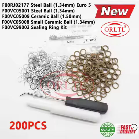 Repair Kit Gasket F00VC99002 1.34mm Steel Ball F00VC05001 1.5mm Ceramic Ball F00VC05009 F00VC05008 F