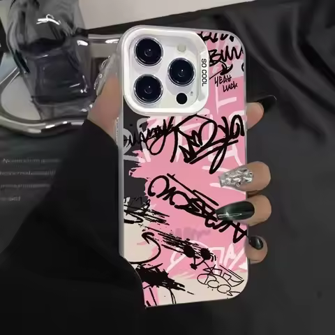 English Blurred Graffiti Girl Cute Phone Case for Infinix Hot Note Zero 50 40 30 30i 20 20s 12 12i 1