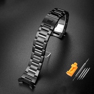 New 22Mm 24Mm Solid Stainless Steel Watchband Bracelets Silver Black Curved End Link For TAG Heuer C
