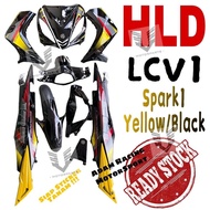 LC135 V1 Coverset HLD Spark 1 Yellow/Black LC135 Cover Set Sticker Tanam HLD