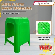 Advertising Meatball Chair - Plastic Bench / Sitting Chair / Plastic Chair
