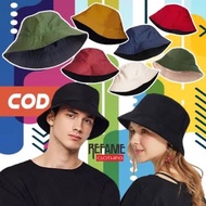 Topi Bucket Hat Polos Pria Wanita Dewasa Termurah