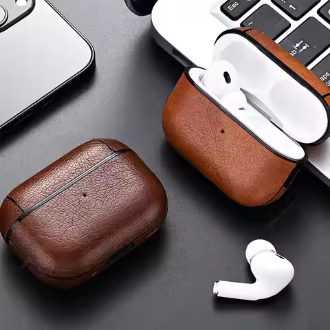 Leather Protective Cover For Airpods Pro 2 3 Case Wireless Earphone Case For Airpod Pro2 Pro 2nd 3rd