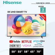 [NEW SERIES] Hisense TV 55 Inch 4K UHD SMART TV A6100 (43"/50"/55"/65") Television 电视机