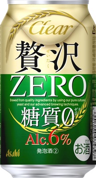 【糖質ゼロ アルコール6%】クリアアサヒ 贅沢ゼロ [ ビール [ 350ml×24本 ] ]