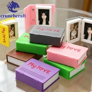 CRUNCHCRAFT​ Folding Album, Creative DIY Accordion Photo Album, DIY Foldable Album 2x3 Open Folder P