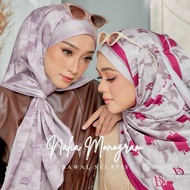 Bawal Selapis Printed Curve [Satin]