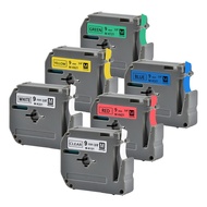 5Packs Multicolor MK221 MK121 MK421 MK521 MK621 MK721 Compatible For Brother P-Touch printer MK 221 