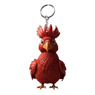 🔥🔥🔥Nature Power Creative Animal Chicken Rooster Series Pendant Acrylic Keychain For Christmas Tree Decoration Car Key Ring Cock Key Holder