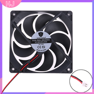 【HJ】 12025พัดลม5/12/24v พัดลม DC brushless Cooling Fan USB 2PIN PC Computer Case Cooler