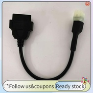 For Honda Motorcycle OBD2 to 4 Pin Diagnostic Adapter Cable Motorcycle Fault Detection Parts Fit for Honda Motorbikes or Similar