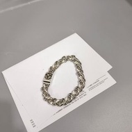 Chrome Hearts Curb Chain Bracelet Silver