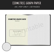 [PDF] Isometric Graph Paper Notebook, Softcopy Printable A4
