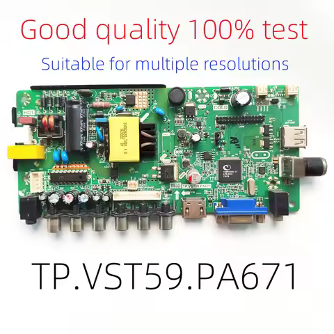 LCD TV 3in1 mainboard TP.VST59.PA671 SKR.671 TP.RD8503.PA671 TP.V56.PA671 driver board universal LCD