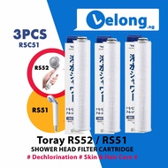 LELONG TORAY RSC51 Replacement Filter | Fits RS51 & RS52 Shower Head | Premium TORAY Water Filter Ca