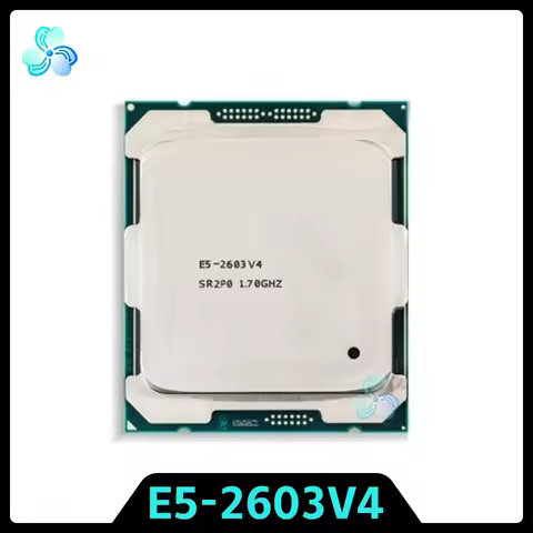 Xeon E5-2603V4 CPU SR2P0 6-Cores 6-Thread 1.7GHz 15MB 14nm 85W LGA2011 E5 2603 V4 CPU processor E5 2