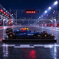 Acrylic Display Case Dustproof Showcase for LEGO 42206 Oracle Red Bull RB20 F1 Race Car