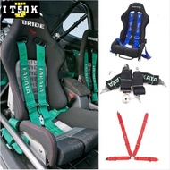 【ITSOK】TAKATA 4 Point Seat Belt Green / Black