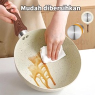 Wajan Penggorengan Marble Coating Beige - Wajan Fry Pan Marble Coating - fry pan marble anti lengket