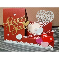 Handmade Card - 3D card / LOVE card / Someones special (Special 3D card- A6 Size)