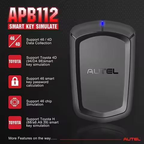 APB112 Smart Key Simulator Support ID46/4D/HDI Chip