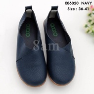 [ส่งเร็วพิเศษ!] 8am รองเท้าเพื่อสุขภาพหนังแท้ หนังวัว หนังนิ่มมากใส่สบายมีปุ่มกันลื่น มีถึงไซส์41 X0