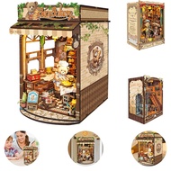 3D Book Nook Kit DIY Doll house Booknook with LED Light Decorative Book Nook Miniature Kit SHOPQJC49