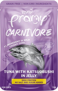 [48 ซอง] Pramy Carnivore พรามี่ คาร์นิวอร์ อาหารแมว โปรตีนสูงเนื้อสัตว์เน้นๆ มีให้เลือก 10 สูตรทั้ง 
