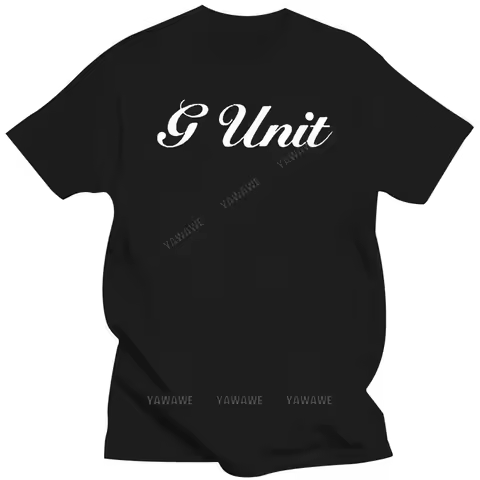 New arrived short sleeve brand men cotton top 50 Cent G-unit Gorilla Unit T Shirt print tshirts male