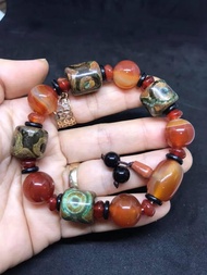 [HCM]VÒNG TAY ĐÁ MÃ NÃO LẠT MA TÂY TẠNG