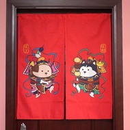 狗門神 門簾 旺丁旺財