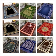 【NEW】Ramadan eid（50*80cm）（80*120cm）Flano Flannel Crystal Velvet Carpet Floor mats Rugs Carpets Sejadah Doorgift Sejadah Muka SEJADAH BALDU TEBAL Sejadah for KIDs