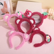 BOOM - LOTSO CHARACTER HEADSET BEAR EARS H569 CUTE PINK STRAWBERRY HEADSET COSPLAY MOTIF