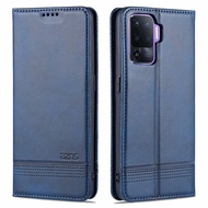 OPPO Reno5 F Case Flip Magnetic Adsorption PU Leather Wallet Phone Case Cover OPPO Reno 5F Reno5F Ca